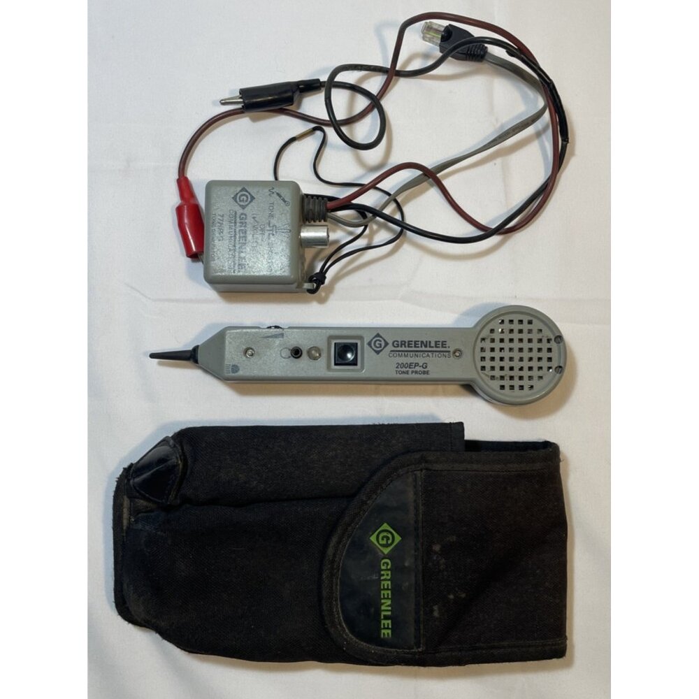 GREENLEE 200EP-G Tone Probe and 77HP-G Tone Generator w Case